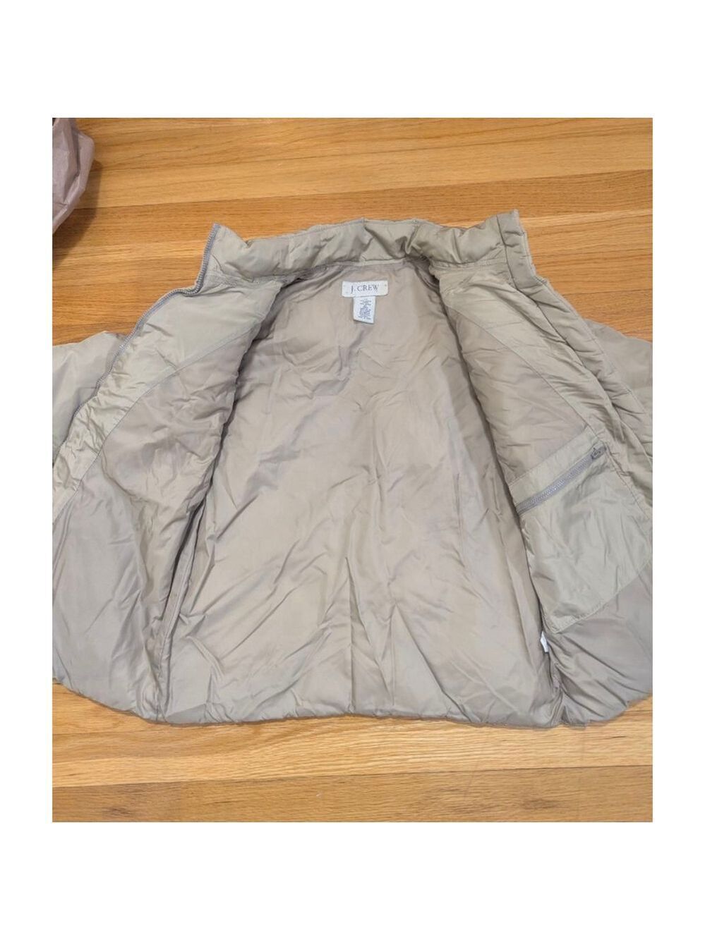 J Crew Down Convertible Puffer Jacket Vest Extra Small - Picture 10 of 12
